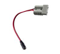 JSGHGDF Câble adaptateur d'alimentation 50 A vers 8,0 x 2,0, 8020 femelle 1 | Fil 14 AWG pour une installation portable, utilisation d'équipement solaire, connecteur gris, corps