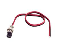 JSGHGDF Câble de connecteur femelle GX16 14 AWG à 3 broches, 1 m | Câble en cuivre 14 AWG avec boîtier en métal plaqué pour appareils, extrémité de câblage arrière, configuration