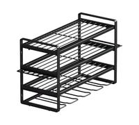 JSGHGDF Ensemble d'outils muraux Finish comprenant des possesseurs de perceuse, un conducteur et 5 organisations efficaces de garage en acier doux, support mural pour outils électriques