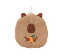 JSGHGDF Essuie-Mains Kid Super Absorbant Kitchen, Kapibara Holds Fruit | Serviette Coraux Mouchoir en molleton Suspendu Lingette Torchon de salle de bain
