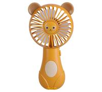 JSGHGDF Ventilateurs de refroidissement design mignon, Monkey | Ventilateur portatif avec oreilles mignonnes pour le bureau à domicile, lames en mousse souple, Super silencieux,