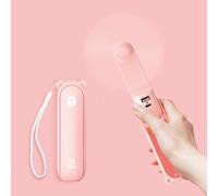 JSL F8X-PINK - JISULIFE F8X Mini ventilateur 3 en 1 rose