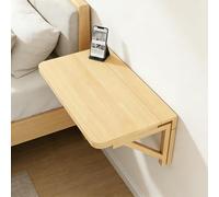 JSLXNDM Table Murale Rabattable Table Pliante Murale Rabattable en Bois, Table à Rabat pour Cuisine Chambre Salon Bureau, Blanchisserie, Table Enfant, Peu Encombrant 120 * 60cm/47 * 24in