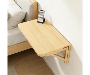 JSLXNDM Table Murale Rabattable Table Pliante Murale Rabattable en Bois, Table à Rabat pour Cuisine Chambre Salon Bureau, Blanchisserie, Table Enfant, Peu Encombrant 120 * 60cm/47 * 24in