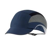 JSP HARDCAP Aerolite Casquette légère - Visière 5 cm - Bleu Marine - Ventilée - Anti-heurt & Coque sécurité en 812 - pour logistique, Maintenance, Industrie & Bricolage - en 812