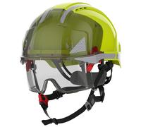 Industriekletterhelm EVO® VISTAlens® Dualswitch™ gelb/rauch ABS EN 397, EN 50365, EN 12492 1 pièces