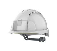 JSP Casque Evo 2 Badge ventilé - cliquet Coulissant - Blanc (APB030-000-100)
