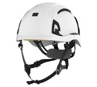 JSP EVO ALTA Baseworker Casque Premium ABS, Non Ventilé, Blanc