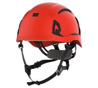 JSP Evo Alta Baseworker Casque Premium ABS, Ventilé, Molette, Rouge