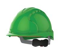 JSP EVO3 Comfort Plus Casque de Chantier, Non Ventilé, Molette, Vert