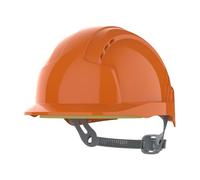 JSP EVOlite Casque Ultra Léger, Ventilé, Cliquet Coulissant, Orange