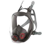 JSP FORCE10 Typhoon Masque Complet Réutilisable Taille M | Compatible filtres PressToCheck pour poussières, vapeurs, gaz, peinture. Sans filtre. EN 136 certifié.