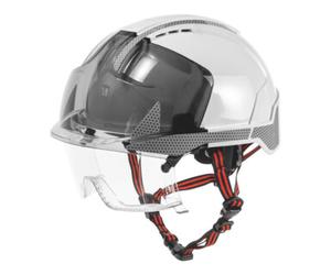 JSP JSP Casques de chantier EVO VISTAlens Dualswitch, Couleur: WHITE Quantité:1