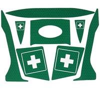 JSP Stickers réflectifs CR2 à poser soi-même pour casque EVOLite® vert secouriste pack de 10 (AHV440-000-300)