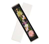 JSRQT Marque Page Original Lettres B Embosseur de Livre Personnalisé Marque Page Lumineux Cadeau Noël Personnalisable Initiales Bookmark Marque-Pages en Résine pour Fille Femme Anniversaire Fête