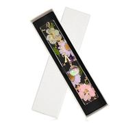 JSRQT Marque Page Original Lettres V Embosseur de Livre Personnalisé Marque Page Lumineux Cadeau Noël Personnalisable Initiales Bookmark Marque-Pages en Résine pour Fille Femme Anniversaire Fête