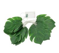 JTgugu Feuille Led Guirlande Lumineuse Suspendue Guirlande Lumineuse | 9.84ft 20 Led avec Feuilles Vertes De Monstera pour Jardin Cour Maison Patio Fête de Mariage Décoration