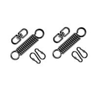 JTKSSCS Ressorts de Suspension Ressort pivotant for Chaise Suspendue, avec 4 mousquetons et Crochet à 360 °, capacité de Charge 250 kg