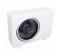 JTLB Ventilateur de Bureau avec Lumière, Petite Batterie Silencieuse Rechargeable par USB de 1200 MAh pour la Maison, le Bureau et les Voyages