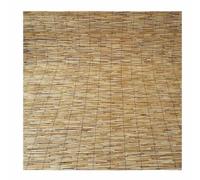 JTPMYFT Clôture en Roseau pelé, Panneau de clôture d'écran de Jardin | Fil d'acier inoxydable étroitement tissé avec des coupes nettes, il ne s'effondre pas une(39.3*196.8inch)