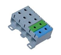 JTQYFI Boîte de jonction pour montage sur rail en aluminium, câble d'alimentation, boîte de distribution électrique, bloc de bornes, câble durable
