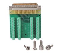 JTQYFI Connecteur DB50 pour tableau de bornes - 50 broches DB50 femelle/mâle - Installation facile avec vis, écrous, matériel - Porte-bloc industriel
