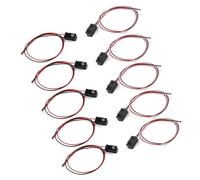JTQYFI Lot de 10 capteurs de faisceau d'interruption LED Module de comptage Split Capteurs de distance Faisceau infrarouge LED Module de comptage interruption