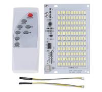 JTQYFI Panneau solaire 25 W / 40 W / 60 W / 100 W / 200 W LED Éclairage solaire Panneau de commande Lampe Carte intégrée avec télécommande pour éclairage extérieur