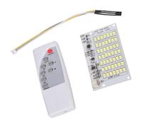 JTQYFI Panneau solaire 25 W / 40 W / 60 W / 100 W / 200 W LED Éclairage solaire Panneau de commande Lampe Carte intégrée avec télécommande pour éclairage extérieur