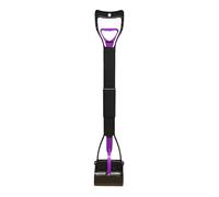 JTQYFI Pelle à déjections d'animaux de 81,3 cm avec design ergonomique allongé pour une utilisation facile à la main et pelle de rangement pliable pour le nettoyage de l'herbe