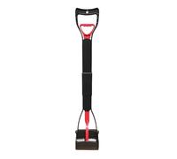JTQYFI Pelle à déjections d'animaux de 81,3 cm avec design ergonomique allongé pour une utilisation facile à la main et pelle de rangement pliable pour le nettoyage de l'herbe