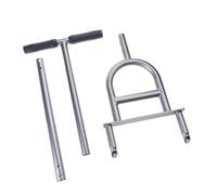 JTQYFI Piquet manuel compact avec ergonomique, idéal pour les jardins domestiques et l'aménagement paysager, cultivateur de jardin