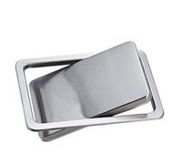 JTWWDM Couvercle Poubelle Carré en Acier Inoxydable, Couvercles Comptoir Encastrés, Finition Brossée, Rabat Pivotant pour Goulotte Déchets Intégrée pour Comptoir Cuisine Bureau,304 27cm