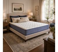 JUANIO Matelas Zaya réversible 140x190x20 cm en Mousse à mémoire de Forme Multicouche, Confort supérieur, Soutien Ergonomique, Respirant