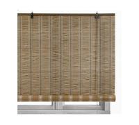 JUANIO Store Rideau de fenêtre en Bambou avec enroulement Manuel, Protection Vie privée et Brise-Vue, Coloris Naturel- Longueur 160 x Profondeur 2,50 x Hauteur 180 cm