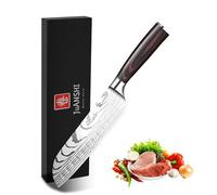 JUANSHI® Professional Kitchen Chef Santoku Knife -Asian Hand-Forged 18cm Knife