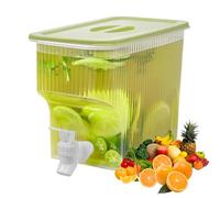 Jubepk Distributeur de boissons | Distributeur de boissons pour thé, eau et boissons froides | Récipient portable transparent grand volume de 3,9 l pour fêtes en plein air, cocktails, limonade,