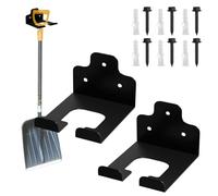 Jubepk Support de Coupe-Bordure | Râteau en Acier Inoxydable Économiseur d'Espace | Support d'Outils de Jardin Motorisé | pour Garage Jardin Ferme Cave Pelle Râteau Balai Serpillère Perceuse