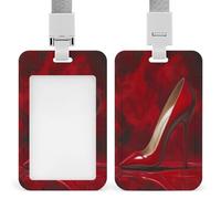 Jubonexis Porte-badge à talon haut pour femme - Rétractable - Porte-carte - Protection de carte - Badge nominatif pour le travail, le bureau, le médecin, l'infirmière
