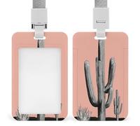 Jubonexis Porte-badge rétractable noir et blanc avec clip pour carte d'identité, badge nominatif pour travail, bureau, médecin, infirmière
