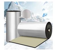JUCCJUXIN Plaque Isolante Thermique Autocollante | Isolant Thermique Réfléchissant en Aluminium, Isolant Caoutchouc for Sol, Mur, Combles(1*5m/3.2*16.4ft,20MM(THK))