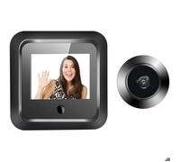 Judas de porte numérique HD 2,4 pouces avec caméra grand angle 120° - Visionneuse électronique pour porte d’entrée sécurisée