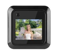 Judas de Porte Numérique, Judas Intelligent 2,4 Pouces - Écran LCD TFT, Enregistrement Photo avec Caméra 0,3 MP, Judas Grand Angle 95°, pour épaisseur de Panneau de Porte de 35 à 110 Mm