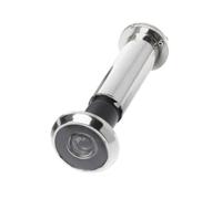Judas Judas de couverture confidentialité rotatif | Lentille en verre optique avec cache de confidentialité for porte d'entrée(Silver)