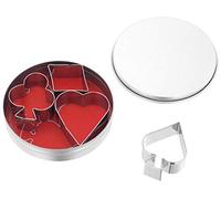 Judge Bakeware Lot de 4 emporte-pièces pour Cartes à Jouer