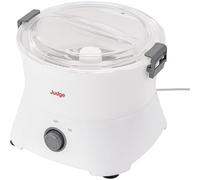 Judge Éplucheur de pommes de terre électrique entièrement automatique à une touche, capacité de jusqu'à 800 g de pommes de terre, éplucheur de fruits et légumes pour carottes, panais, betteraves et