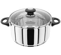 Judge Essentials - Fait-Tout en INOX HP37 - Deux poignées - Compatible Induction/Four/Lave-Vaisselle - Garanti 10 Ans - 24 cm