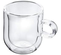 Judge Lot de 2 Verres à Expresso à Double paroi Borosilicate, 75 ML
