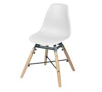 JUDY WILD Kid's Spirit JENA Junior Chaise Enfant Blanc en PP Structure Metal 30,5X36X56CM
