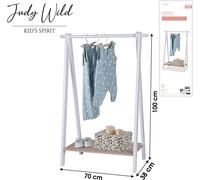 Judy Wild Tringle à vêtements pour enfants Étagère pour enfants 151034